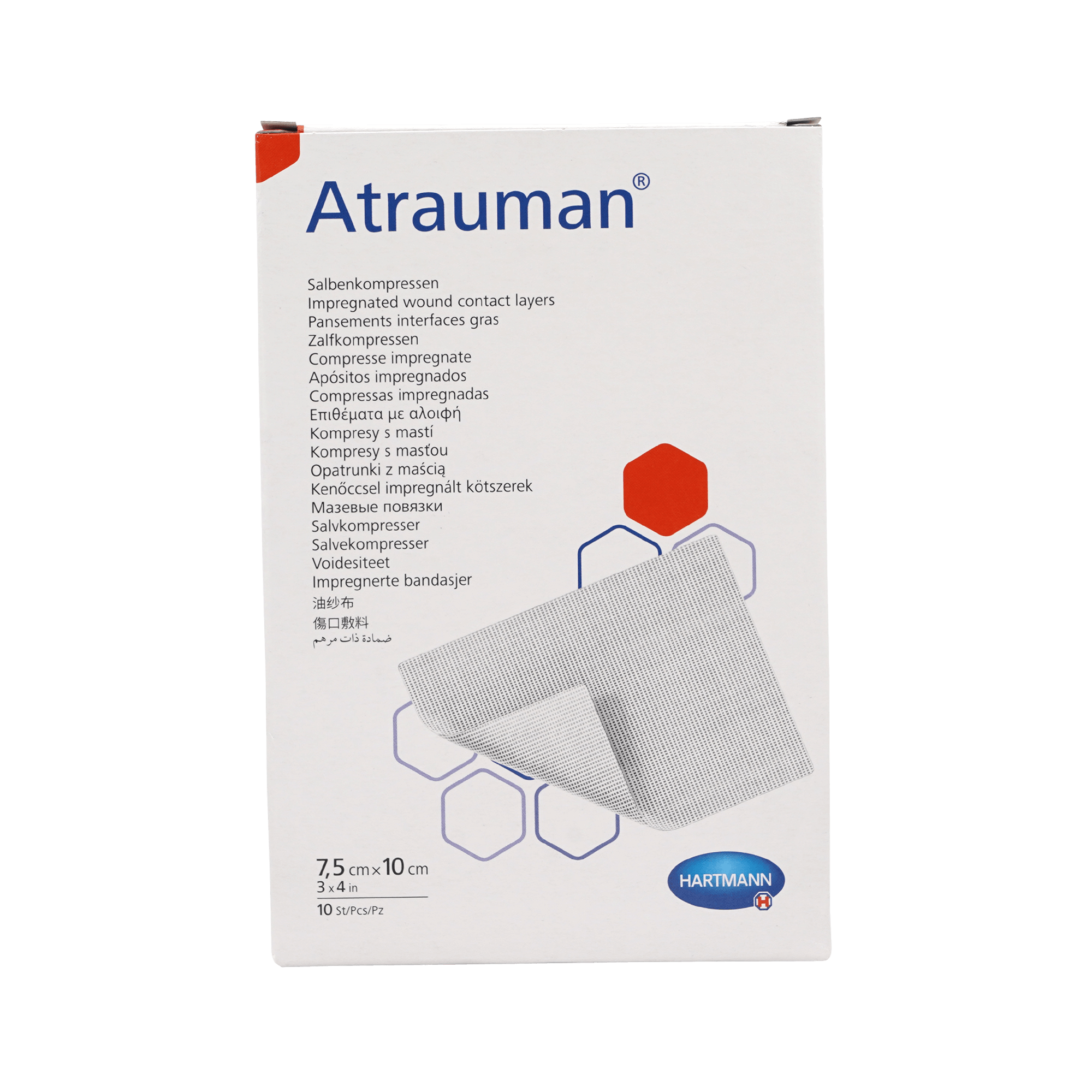 ATRAUMAN 7,5x10 cm steril Kompressen