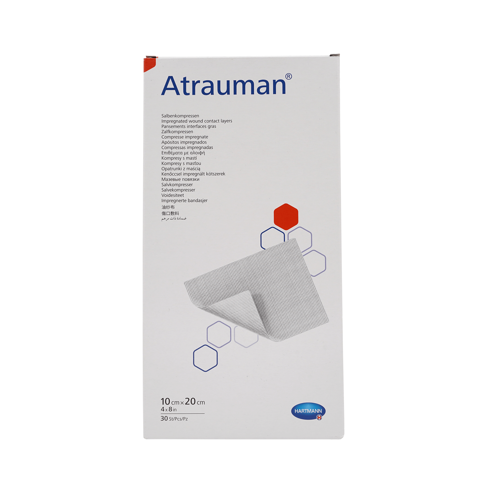 ATRAUMAN 10x20 cm steril Kompressen 30 Stk.