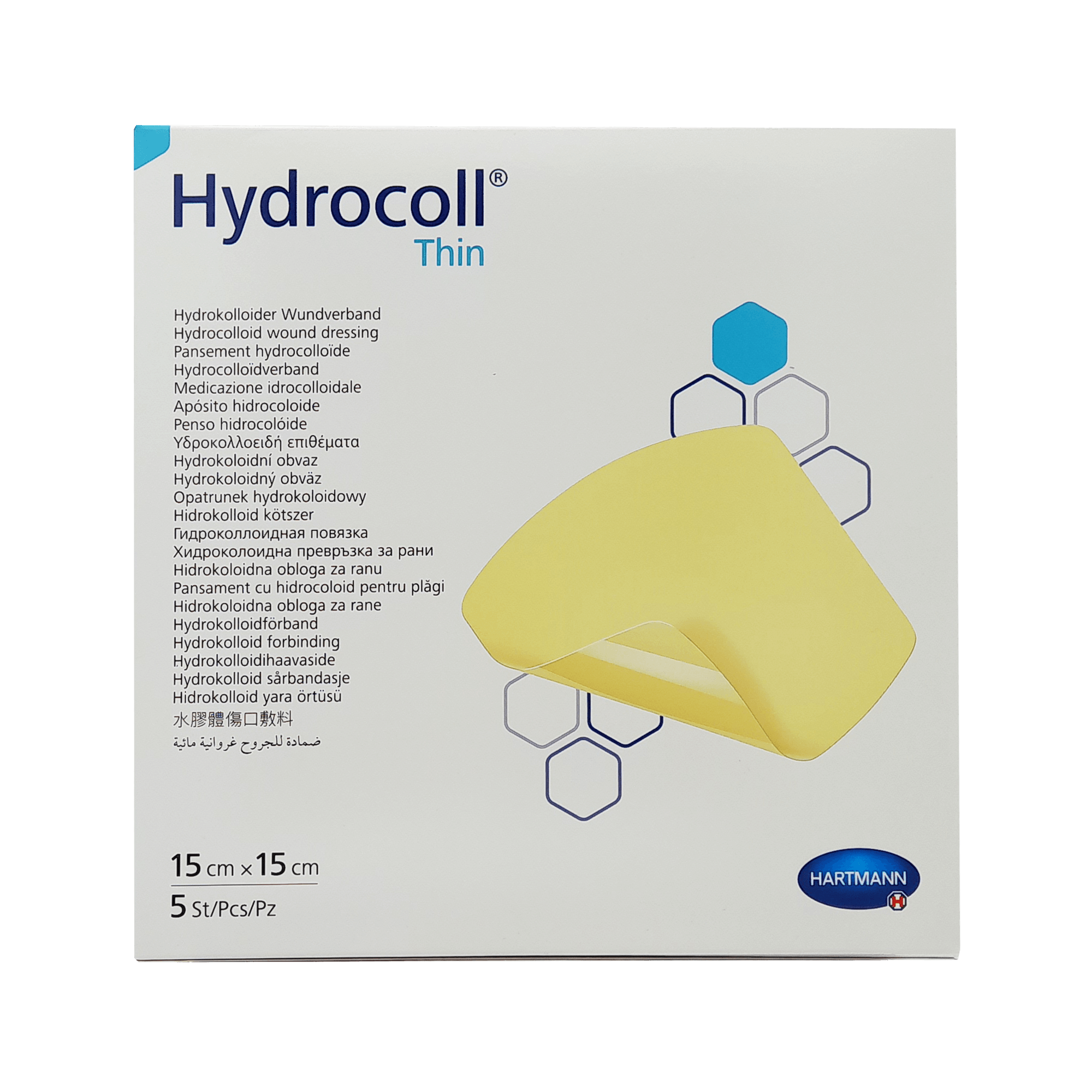 HYDROCOLL thin Wundverband 15x15 cm